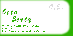 otto serly business card